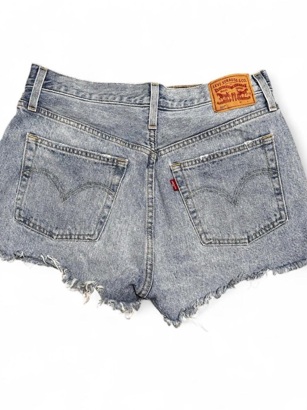 Levi's 501 Women's Light Blue Denim Highwaisted Shorts